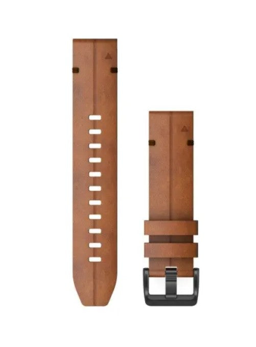 QuickFit® 22 Watch Bands Chestnut Leather