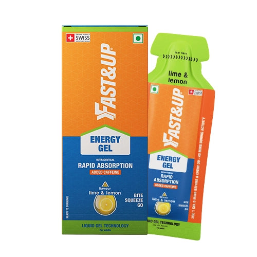 FAST&UP Energy Gel - Lime & Lemon - Pack of 5