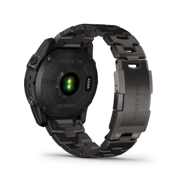 GARMIN Fenix 7X Sapphire Solar (with one Additional Black Silicone band)